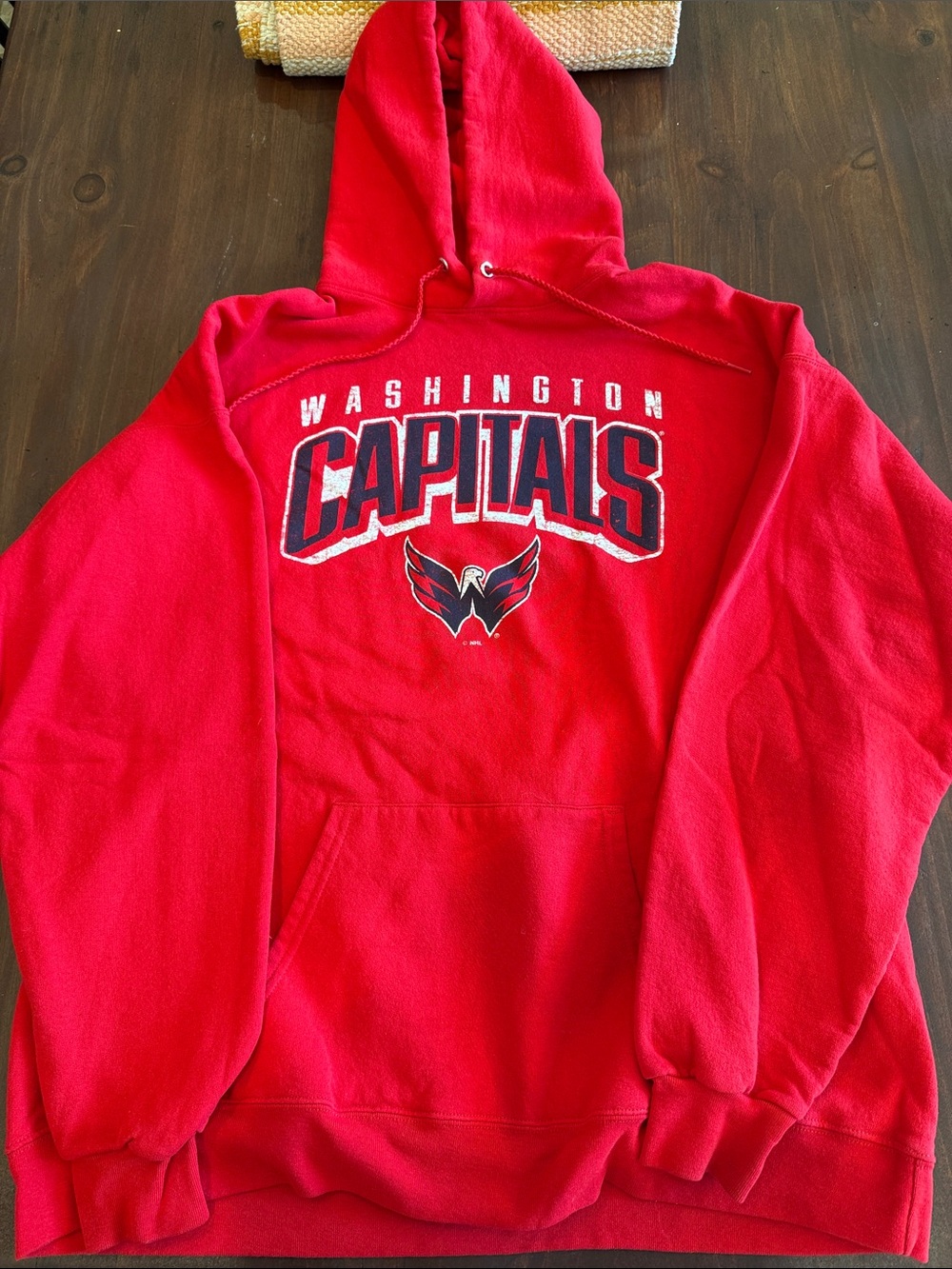 Washington Capitals Red Pullover Hoodie